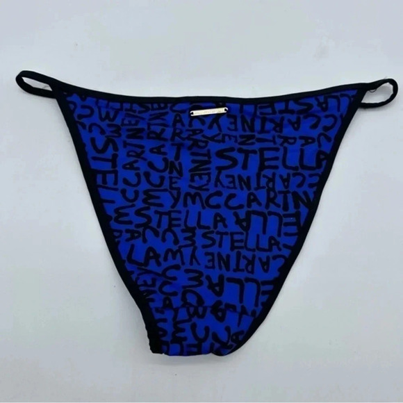 Stella McCartney Logo Print Bikini Bottom B913 - Picture 4 of 5